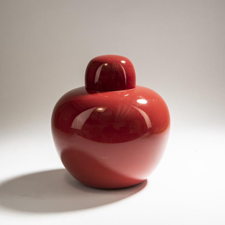 Hauptbild zu Objekt, Deckelgef&auml;&szlig; 'Cinese', um 1960, Venini & C., Murano, 151A 233