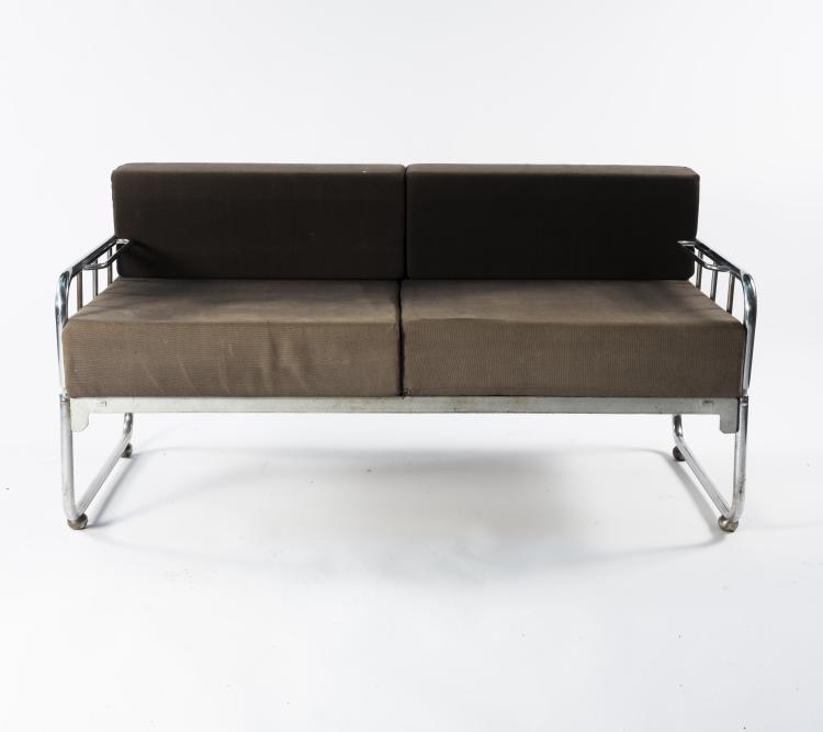 Hauptbild zu Objekt, Small sofa bed, 1930s, Deutschland, 151A 205