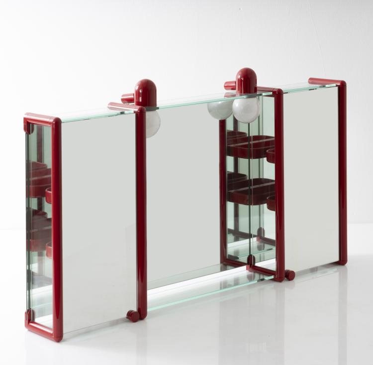 Hauptbild zu Objekt, Mirror cabinet, 1970s, Italien, 151A 218