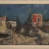 Untitled (Mediterranean landscape with two houses), 1960s