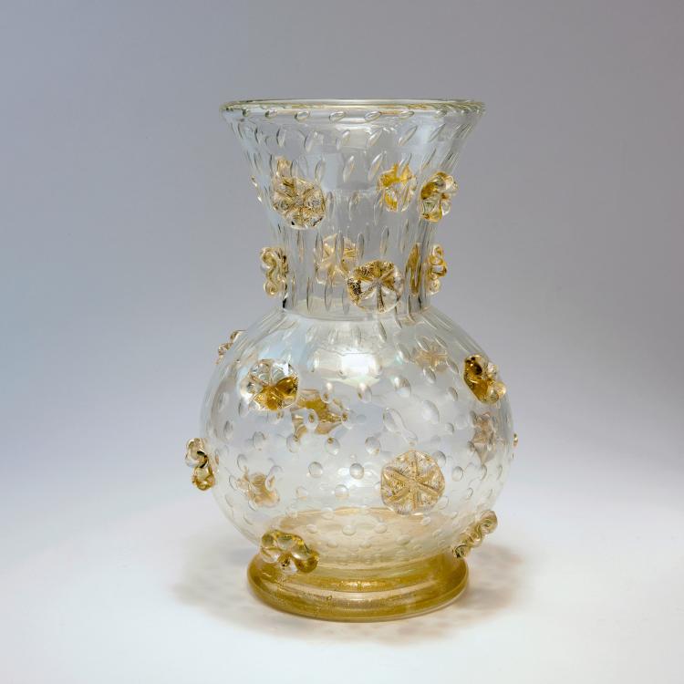 Hauptbild zu Objekt, Vase 'A stelle', 1942, Ercole Barovier, Barovier & Toso, Murano, 152C 701