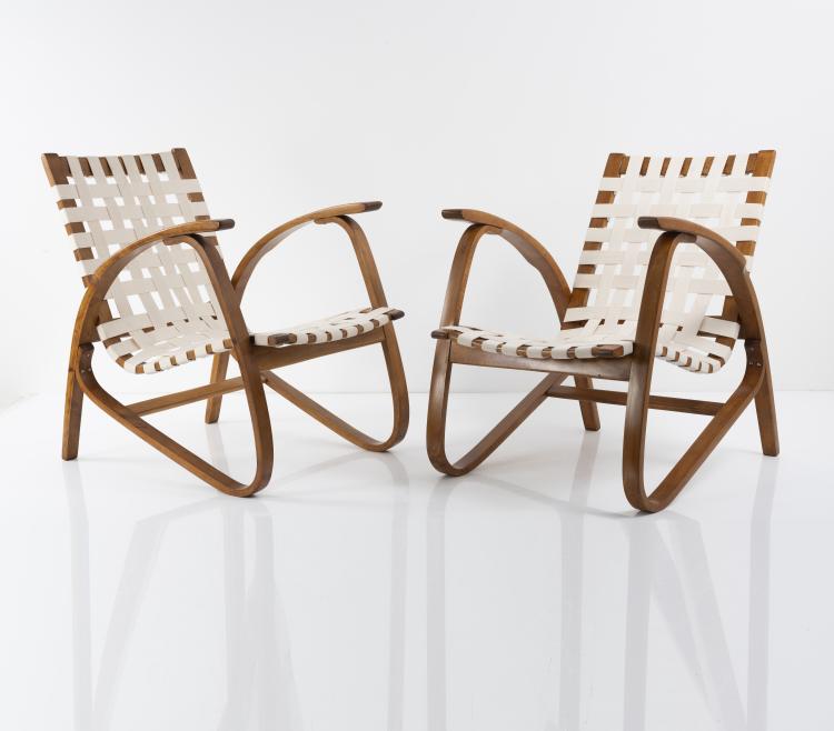 Bild 4 zu Objekt, Set of two armchairs, c. 1949, Jiři Vanek, &Uacute;luv, Tschechische Republik, 151B 289