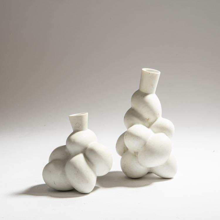 Bild 1 zu Objekt, Zwei 'Egg'-Vasen, 1997, Marcel Wanders, Moooi, Breda, 151A 234
