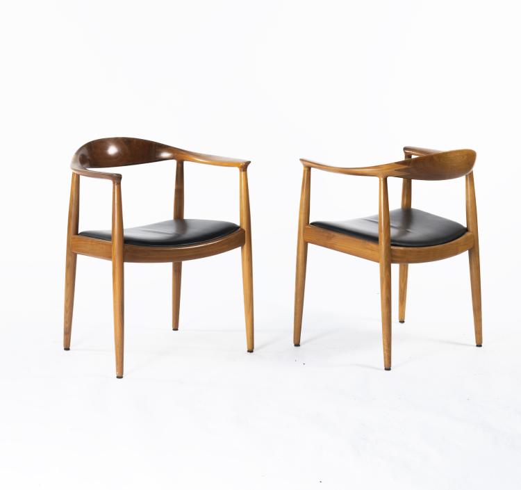 Bild 1 zu Objekt, Set of six armchairs 'The Chair' - 'PP 503', 1949, Hans J. Wegner, PP M&oslash;bler, Kopenhagen, 151B 299