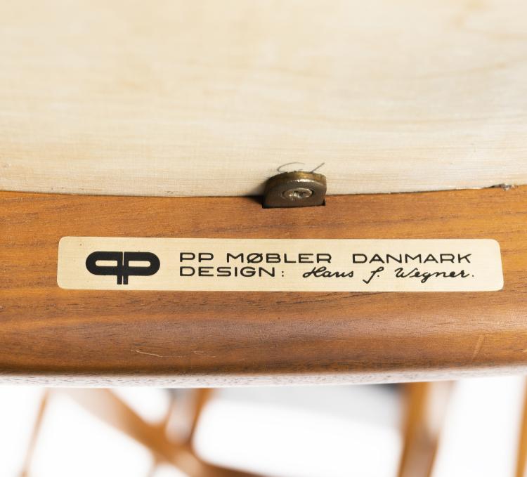 Bild 4 zu Objekt, Set of six armchairs 'The Chair' - 'PP 503', 1949, Hans J. Wegner, PP M&oslash;bler, Kopenhagen, 151B 299