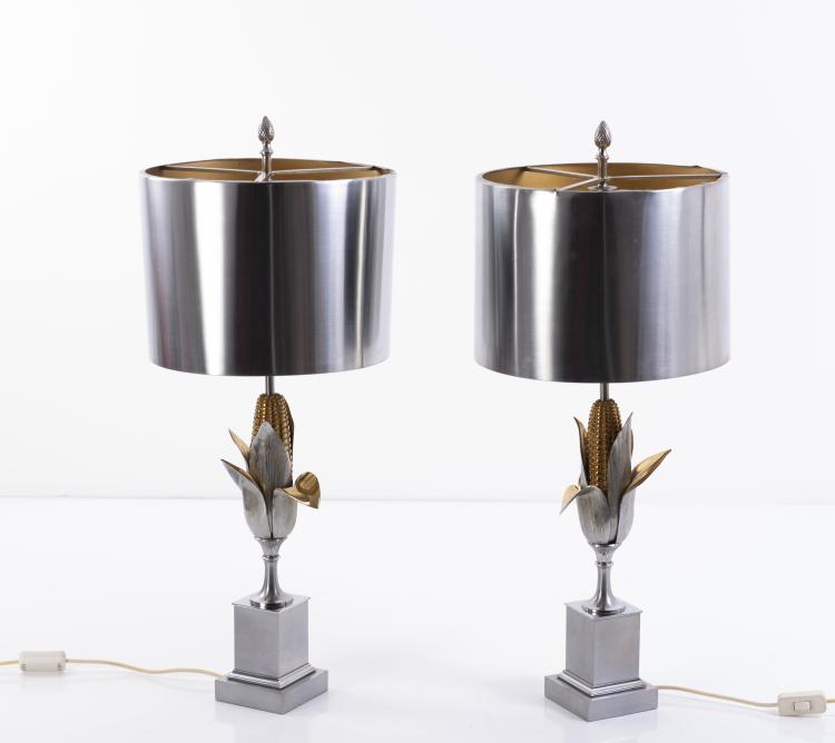 Bild 4 zu Objekt, Set of two table lights 'Epi de Ma&iuml;s', c. 1970, Maison Charles, Paris, 151B 530