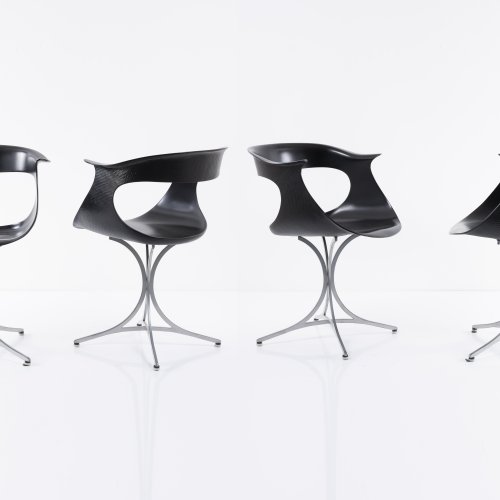 Set of four 'Lotus' chairs, c. 1958