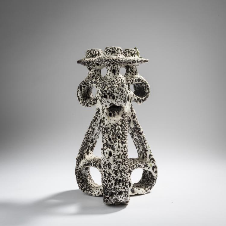 Bild 1 zu Objekt, Candlestick, 1960s, Marius Giuge, Giuge, Marius, Vallauris, 155B 390