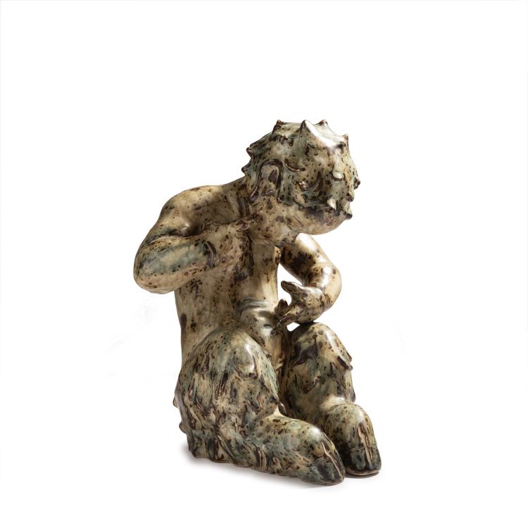 Hauptbild zu Objekt, Faun, 1930, Knud Kyhn, Kopenhagen, KPM, 153C 611