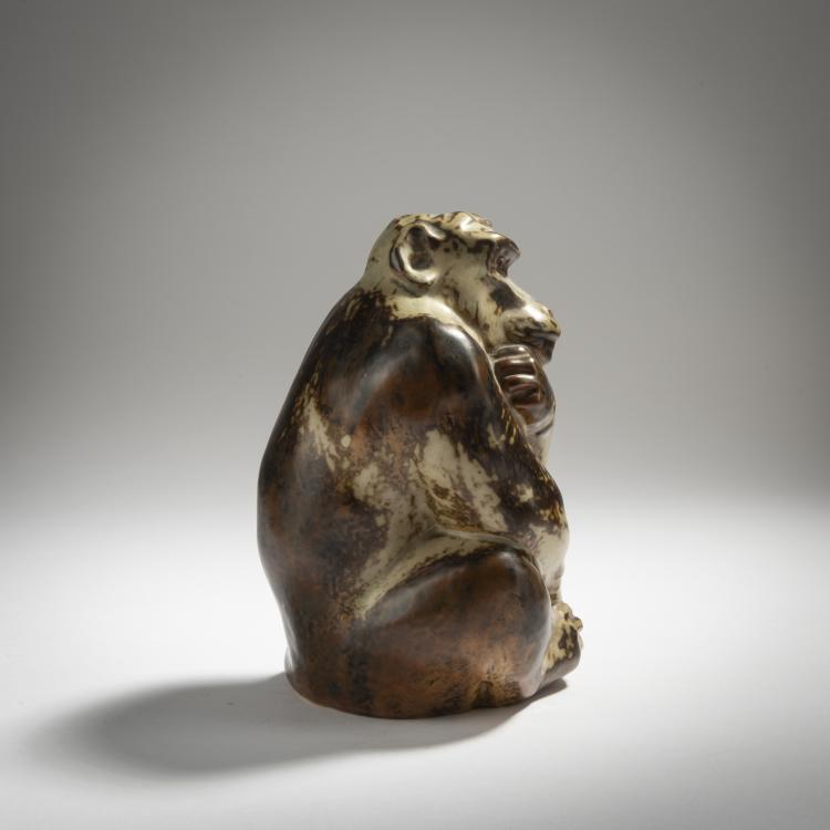 Bild 1 zu Objekt, Monkey, 1927, Knud Kyhn, Kopenhagen, KPM, 153C 610