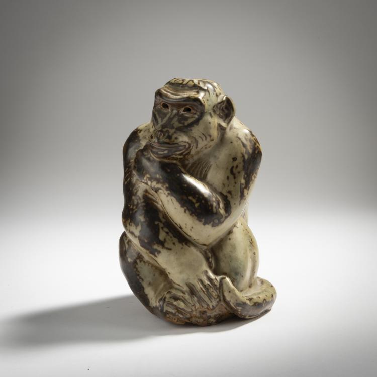 Bild 2 zu Objekt, Monkey, 1927, Knud Kyhn, Kopenhagen, KPM, 153C 610