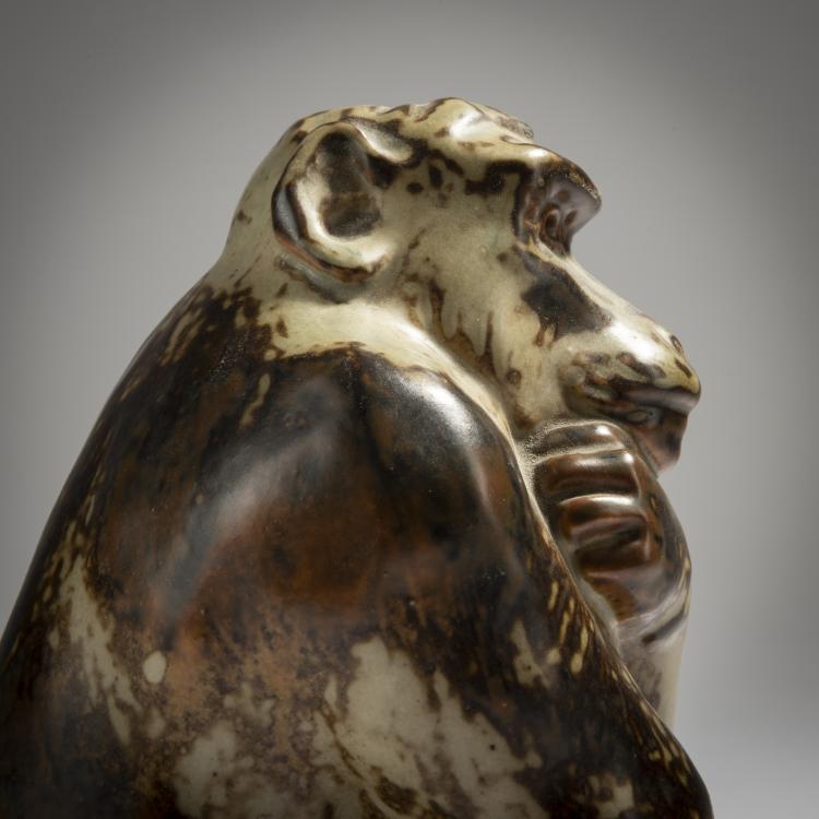 Bild 3 zu Objekt, Monkey, 1927, Knud Kyhn, Kopenhagen, KPM, 153C 610