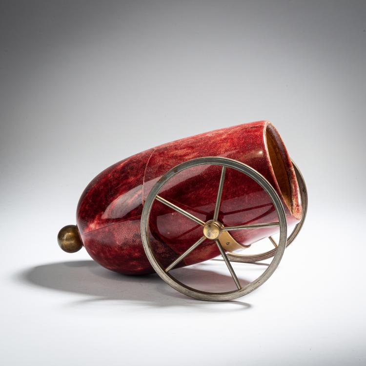 Hauptbild zu Objekt, 'Cannon' bottle holder, 1950s, Aldo Tura, Tura, Mailand, 152A 121