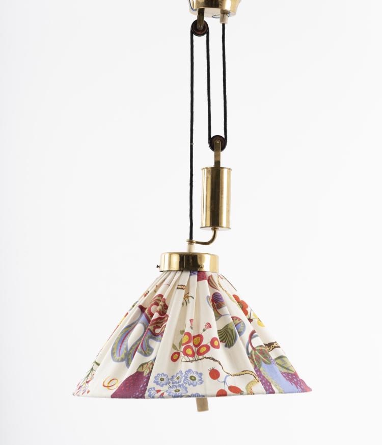 Hauptbild zu Objekt, Ceiling light with counterweight, c. 1930, Josef Frank, Haus & Garten, Wien, 151B 275