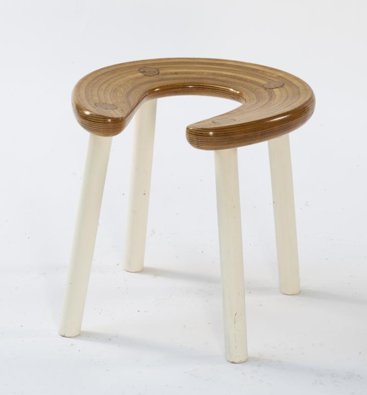 Bild 1 zu Objekt, 'Sauna stool', 1952, Antti Nurmesniemi, S&ouml;derstrom, G., Helsinki, 151B 309