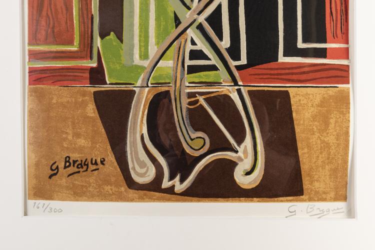 Bild 1 zu Objekt, 'Le Gu&eacute;ridon rouge', 1952, Georges Braque, 151C 615