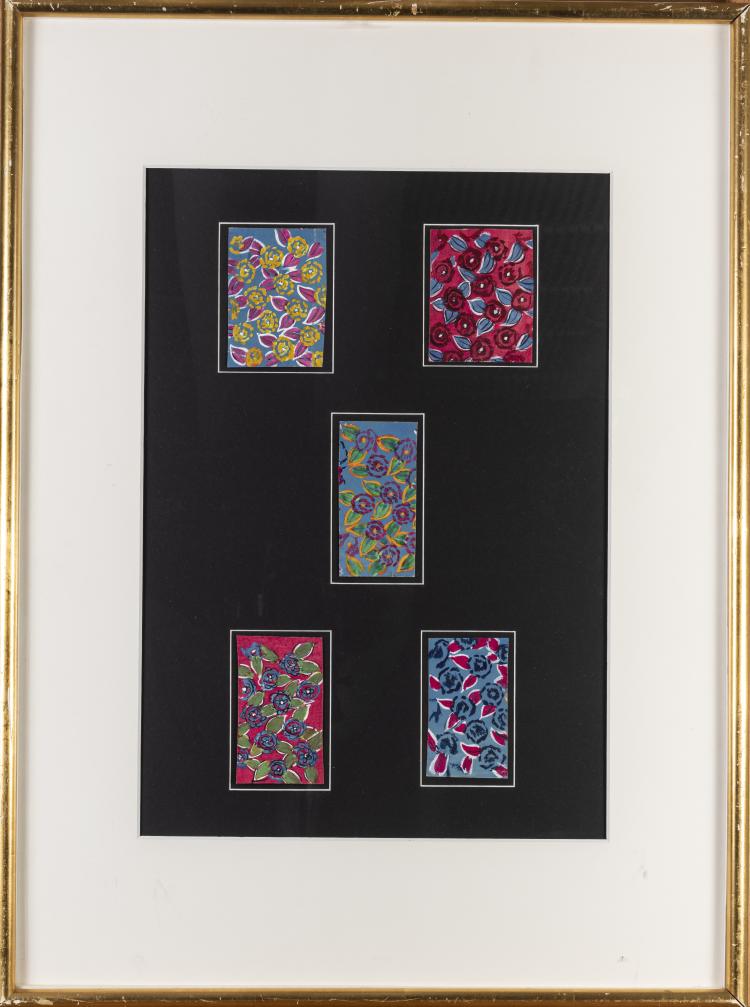 Hauptbild zu Objekt, 'Les Fleurs', 1930er Jahre, Raoul Dufy, 151C 627