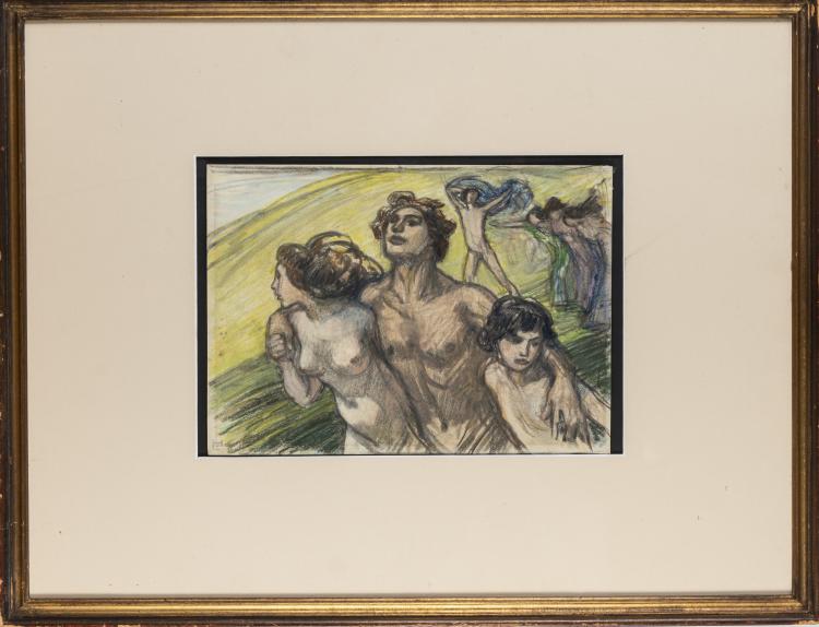 Hauptbild zu Objekt, 'Wiesentanz', um 1900, 151C 654