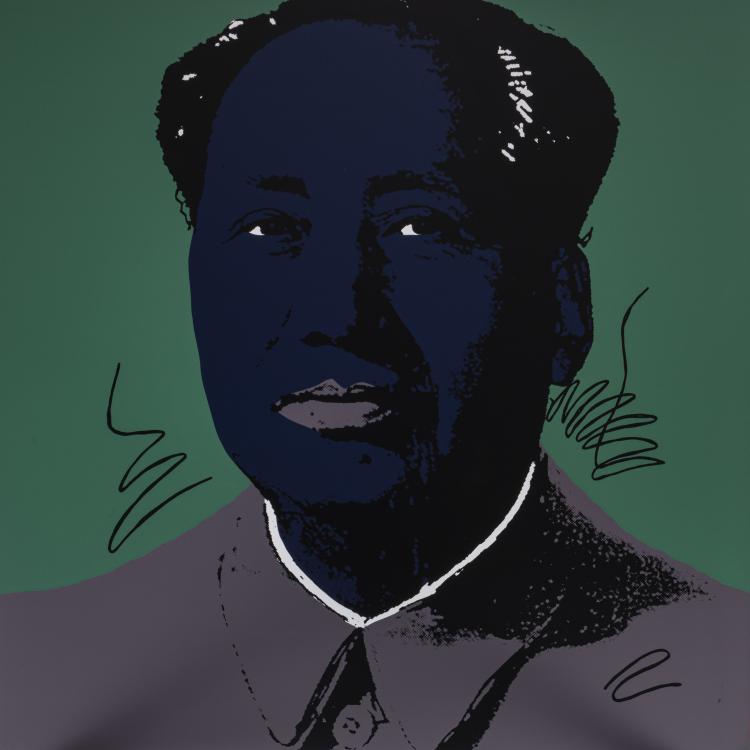 Bild 8 zu Objekt, after 'Mao', 1972 (printed later), Andy Warhol, Sunday B. Morning, 151C 804