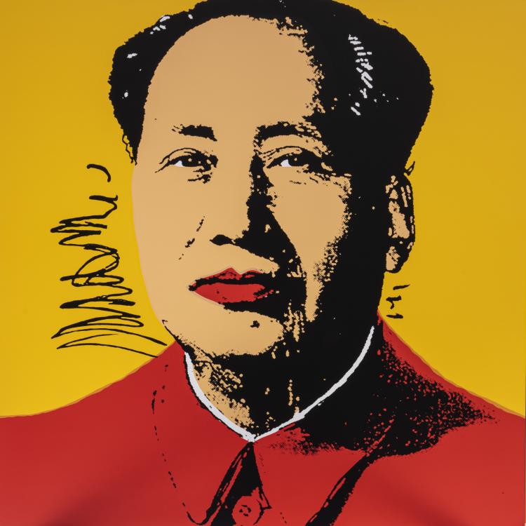 Bild 10 zu Objekt, after 'Mao', 1972 (printed later), Andy Warhol, Sunday B. Morning, 151C 804