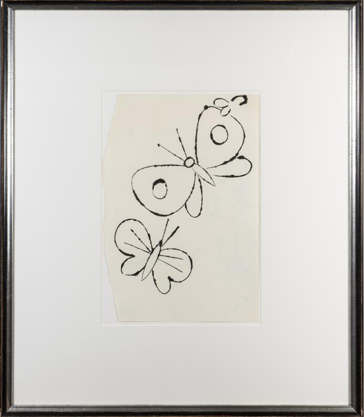 Hauptbild zu Objekt, 'Butterflies', ca. 1956, Andy Warhol, 151C 786