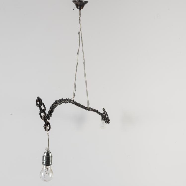 Hauptbild zu Objekt, 'Suspension Lamp', 1991, Franz West, Meta-Memphis, Mailand, 151C 807