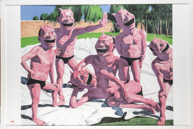 Hauptbild zu Objekt, 'Backyard Garden', 2009, Yue Minjun, 151C 729