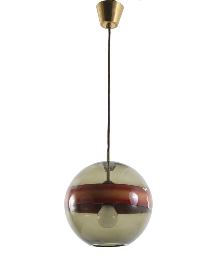 Hauptbild zu Objekt, Pendant light, 1960s, Venini & C., Murano (zugeschrieben), 151B 410