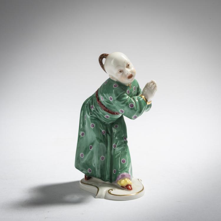 Bild 1 zu Objekt, 'Little Chinese boy', 2nd half of the 18th century, Johann Paul H&auml;rtl, Nymphenburg, KPM, 153C 617