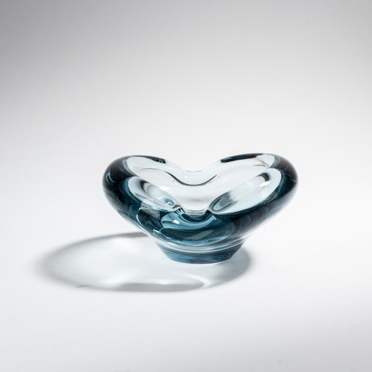 Hauptbild zu Objekt, Ashtray 'Aqua Unamak', 1962, Per L&uuml;tken, Holmegaard Glasvaerk, Kopenhagen, 152B 482