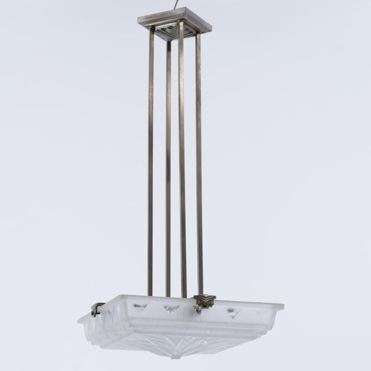 Bild 1 zu Objekt, Deckenleuchte, 1930er Jahre, Muller Fr&egrave;res, Lun&eacute;ville, 153B 269