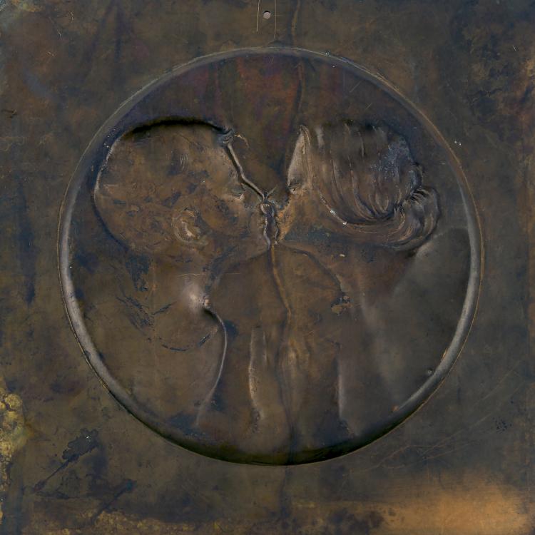 Bild 1 zu Objekt, Relief 'Der Kuss', um 1897, Hans Christiansen (nach), 153C 424