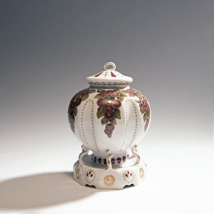 Hauptbild zu Objekt, Covered vase, 1909, Theodor Schmuz-Baudiss, Berlin, KPM, 153C 542