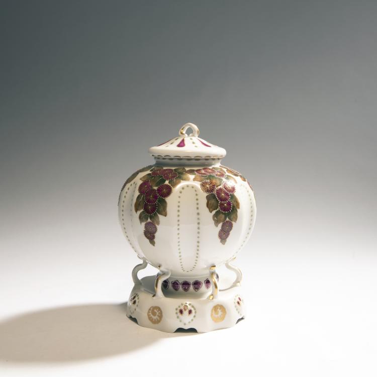 Bild 1 zu Objekt, Covered vase, 1909, Theodor Schmuz-Baudiss, Berlin, KPM, 153C 542