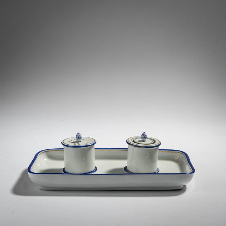 Bild 1 zu Objekt, Desk set, c. 1820, Meissen, KPM, 153C 554