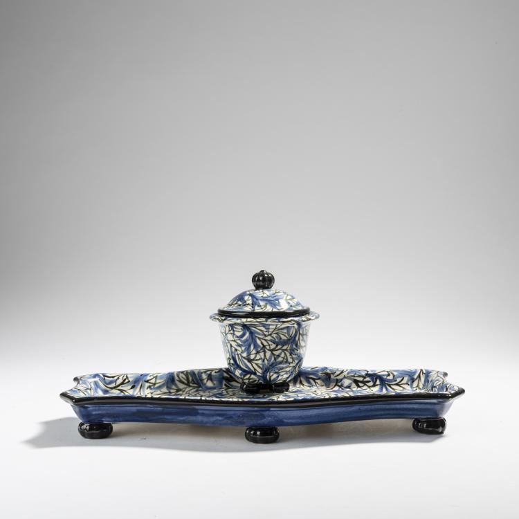 Bild 1 zu Objekt, Desk set 'Twigs', 1921-23, Max Laeuger, Karlsruhe, Majolika-Manufaktur, 153C 548