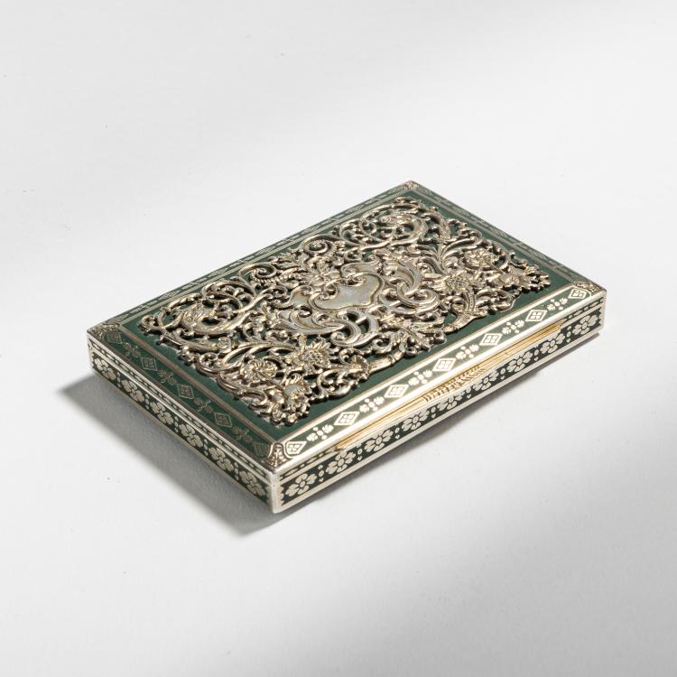 Hauptbild zu Objekt, Business card box, 1880s, &Ouml;sterreich, 153C 725