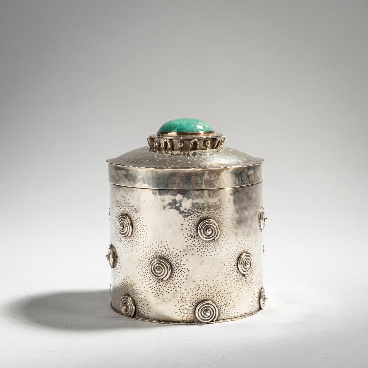 Hauptbild zu Objekt, Tea caddy, c. 1920, Simmel, Solingen, 153C 739