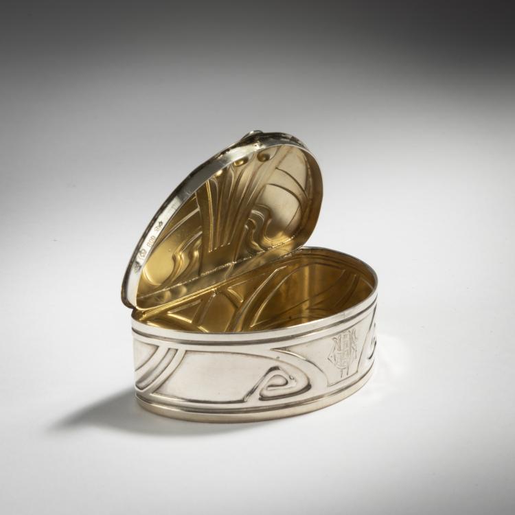 Bild 1 zu Objekt, Pill box, c. 1901, Patriz Huber (attributed), Mayer, Martin, Mainz, 153C 722