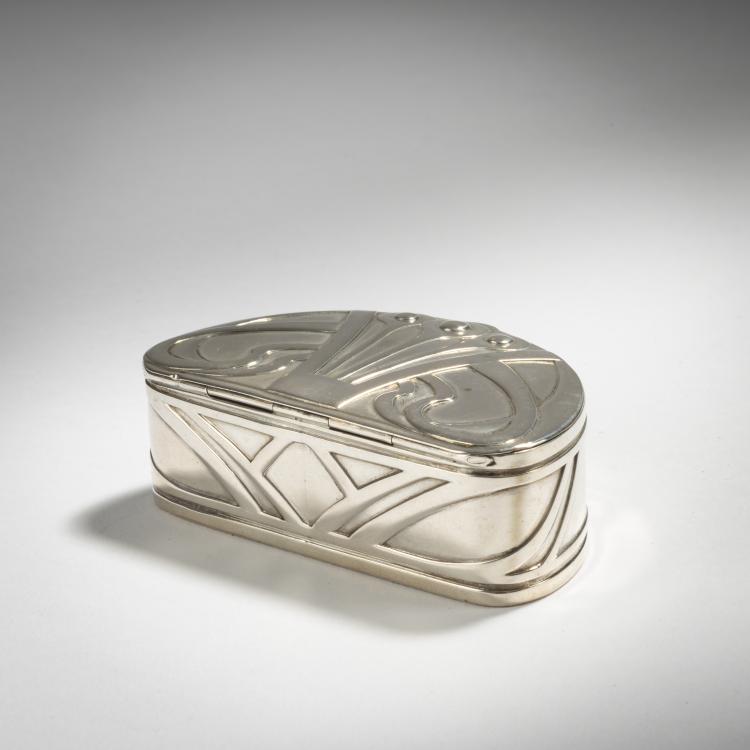 Bild 2 zu Objekt, Pill box, c. 1901, Patriz Huber (attributed), Mayer, Martin, Mainz, 153C 722
