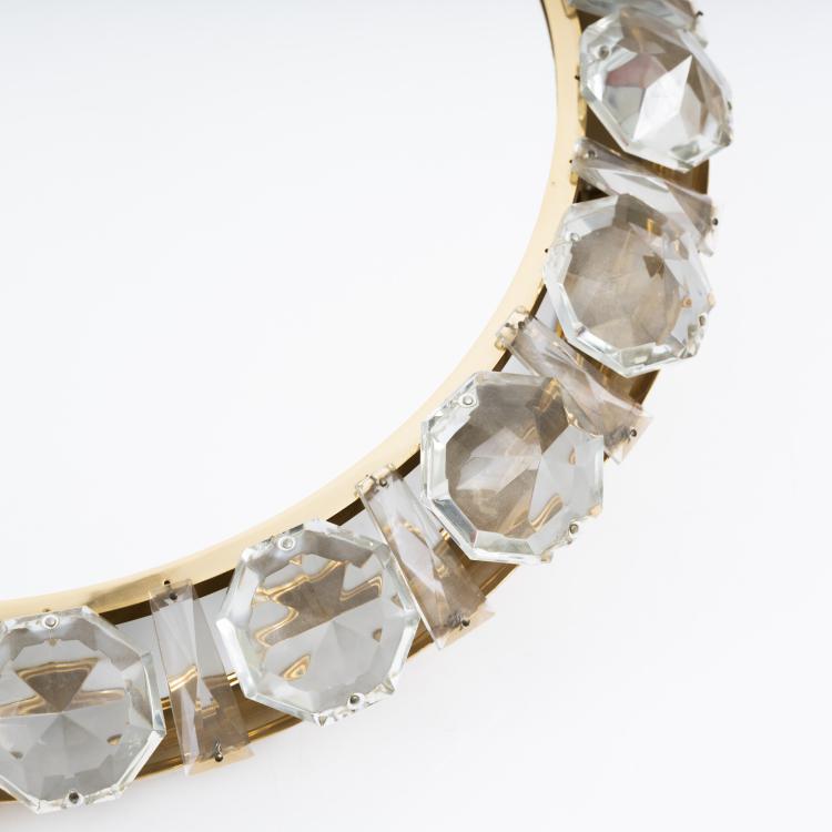 Bild 1 zu Objekt, Illuminated wall mirror, 1970s, Leuchtenfabrik E. Hillebrand, Neheim-H&uuml;sten, 152B 565