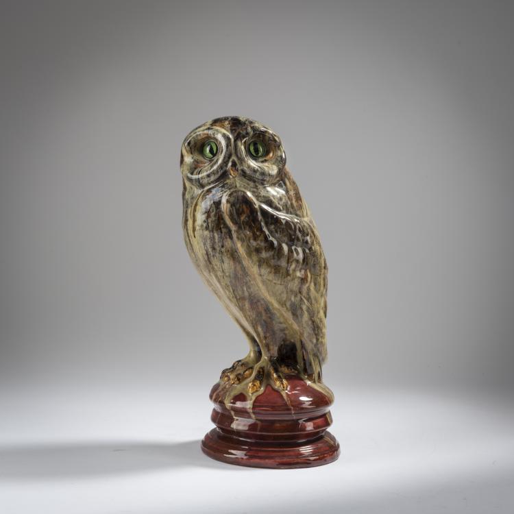 Hauptbild zu Objekt, Owl, c. 1900, Emile Gall&eacute;, Gall&eacute;, Emile, Nancy, 153C 474