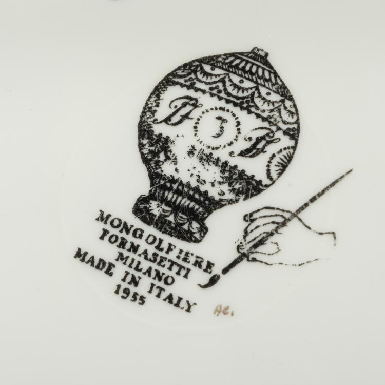Bild 3 zu Objekt, Teller 'Mongolfiere', 1955, Piero Fornasetti, Fornasetti, Mailand, 152A 209