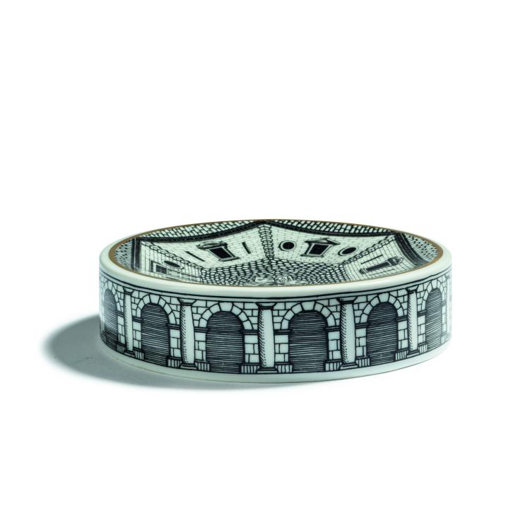 Hauptbild zu Objekt, Aschenschale 'Palladiana', 1990er Jahre, Piero Fornasetti, Rosenthal, Selb, 152A 236