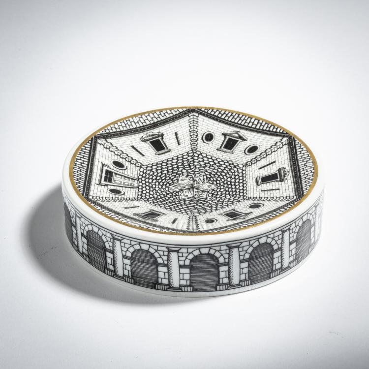 Bild 1 zu Objekt, Aschenschale 'Palladiana', 1990er Jahre, Piero Fornasetti, Rosenthal, Selb, 152A 236