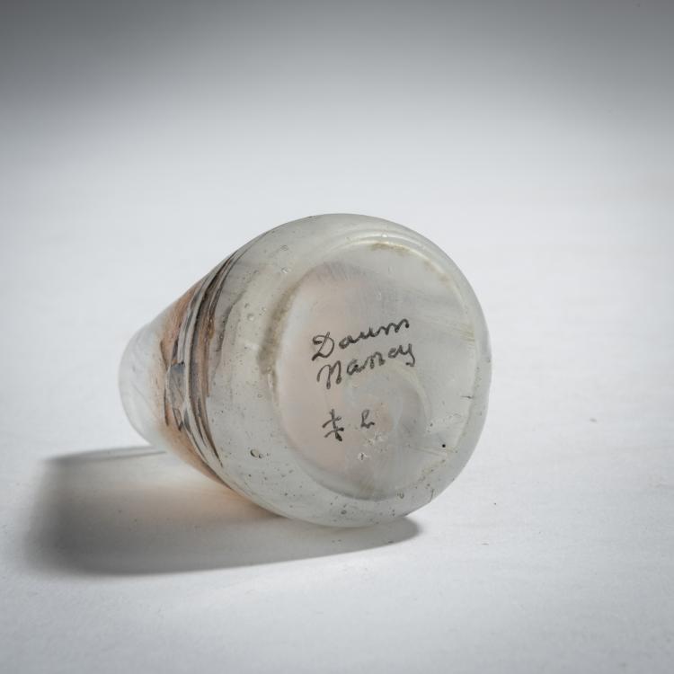 Bild 2 zu Objekt, Miniaturvase 'Hiver, Delft', um 1899, Daum Fr&egrave;res, Nancy, 153B 108