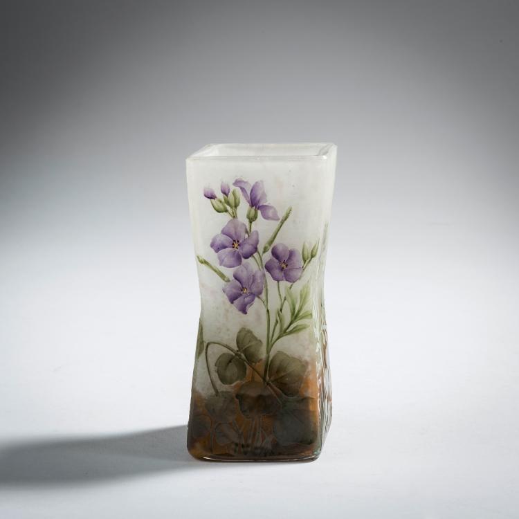 Bild 1 zu Objekt, Vase 'Fleurs de Lin', um 1905, Daum Fr&egrave;res, Nancy, 153B 120