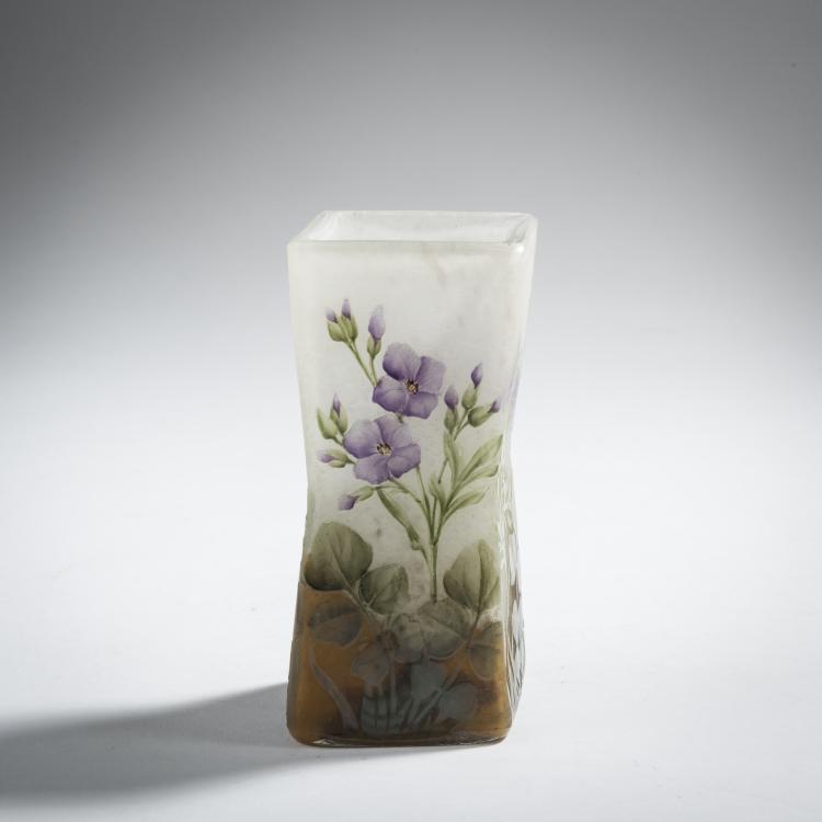 Bild 3 zu Objekt, Vase 'Fleurs de Lin', um 1905, Daum Fr&egrave;res, Nancy, 153B 120