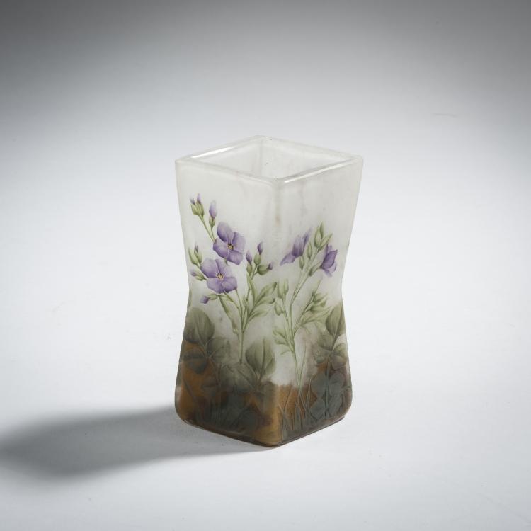 Bild 4 zu Objekt, Vase 'Fleurs de Lin', um 1905, Daum Fr&egrave;res, Nancy, 153B 120
