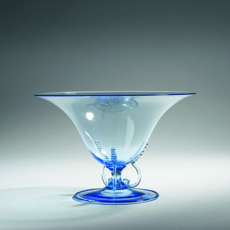 Hauptbild zu Objekt, Aufsatzschale, 1921/22, Vittorio Zecchin, Cappellin, M.V.M., Murano, 152C 608